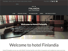 Tablet Screenshot of finlandiahotelmoga.com